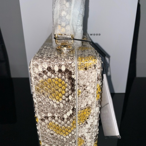 Brandon Blackwood Yellow Spotted Snakeskin Kendrick Trunk - Picture 5 of 10